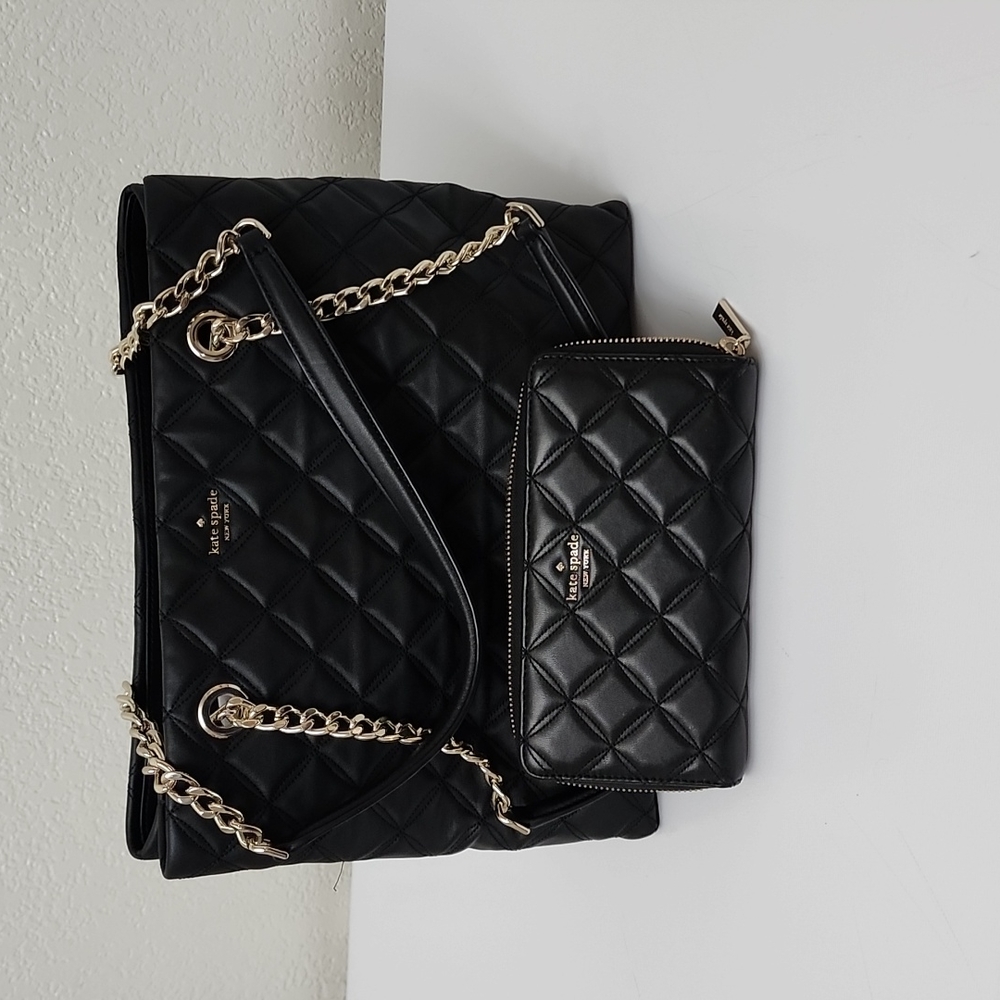 Kate Spade Natalia Tote and Large Natalia Wallet